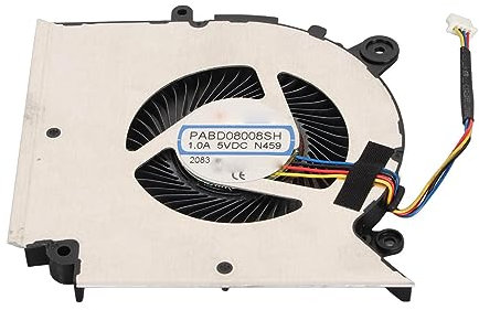 Ventola di Raffreddamento per Laptop MSI GE76 GF66 GL66 MS 1581 di Ricambio con Connettore di Alimentazione a 4 Pin, Lega di Alluminio Premium e Materiale ABS, Facile da (CPU)