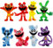 Toys 8er-Pack PVC Anime Figuren Puppenornamente Spielzeugset Anime-Serie Figuren Deko Kuchen Ornamente Geschenk für Kinder ab 3 Jahren Erwachsene Dekorieren Schreibtisches Schlafzimmers Wohnzimmers