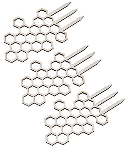 HWGING 3PCS Topfpflanze Spalier DIY Holz Pflanze Klettern Unterstützung Halter für Outdoor Garten Balkon