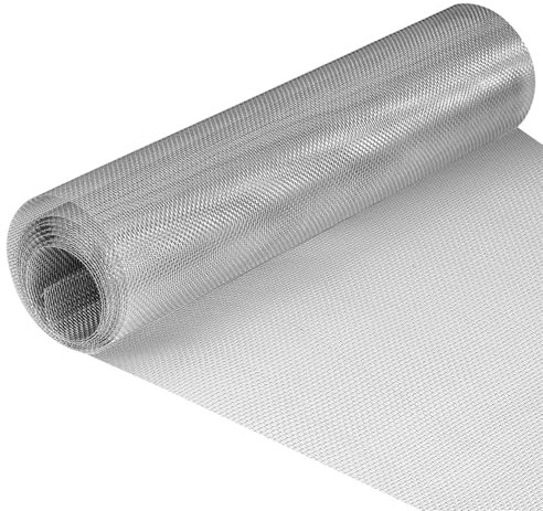 Rouleau de grillage en acier inoxydable - 2 m x 330 mm - Panneaux en maille de rat - Pour grille d'aération - Pour jardin, projet de bricolage
