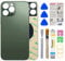 Phoupair Back Glass Replacement Compatible with iPhone 13 Pro Max 6.7-Inches with Repairing Kit and Installation Maual (Alpine Green)