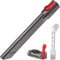 GATSUZG Herramienta para hendiduras aspiradoras para Dyson V7/V8/V10/V11/V12/V15 Gen5, Accesorio de extensión de boquilla de liberación rápida de 25cm/0.8ft para limpieza