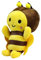EXAOMBLE Cute Plush Mini Bee Stuffed Animal 1 Soft Bee Ornament for Themed Party Decorations Diy Crafts and Lovers