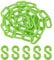 NICENEEDED Plastic Chain Links, 3 Ft 1/4 Inch(6mm) Green Plastic Chains for Barriers Crowd Control Queue Lines Parking Fences Gate Concerts Decoration