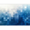 murando - Papier peint panoramique 450x315 cm - Revêtement mural chambre salon - Design unique décoration - Carrés Motif Abstrait Carreaux Bleus Composition Formes Géométriques a-H-10055-a-a