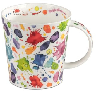Dunoon XXL Becher Benmore Whoops 750 ml Bone China JumboTee - Kaffeetasse 0,75 l Hochwertige Porzellantasse Elegantes modernes Design Spülmaschinenfest und Mikrowellenfest Geschenk