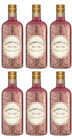 Padro & Co. Vermouth Rojo Clasico Wermut süß Spanien inkl. FeinWert E-Book (6 x 0.75 l)