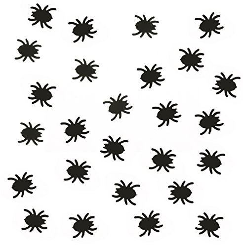 Oblique-Unique® Spinnen Konfetti Schwarz - 500 Stück Halloween
