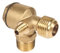 Clapet anti-retour pour compresseur d'air en laiton 3 voies mâle fileté 1/2 x 1/2 x 1/8
