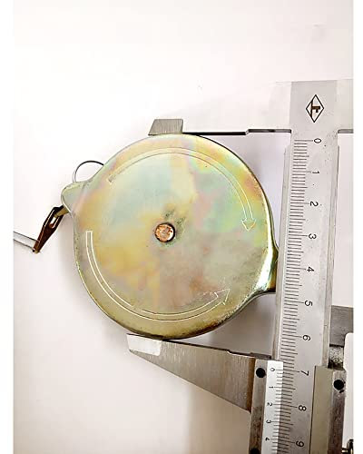 Powerful Tools Kühlerdeckel für Traktor 71 mm / 59 mm, Metall, Clip-Verschluss, Naturfarben, für LKW, Auto & Motorrad