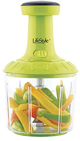 Lifestyle Tritatutto Manuale, Verde, 23 cm