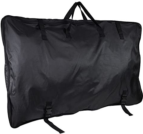 Hummelladen Aufbewahrungstasche für Klapptische - 120 x 75 x 8 cm - Transport Tasche - Tragetasche Campingtisch - schwarz - 300D Polyester - Wasserabweisend - mit Zugriemen