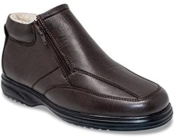 Chums Men's Thermal Fur Lined Twin Zip Boot Brown 8 UK