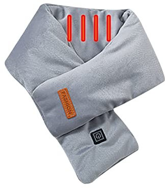 DeHolifer Damen Heizschal USB Beheizter Schal Frauen Nackenwärmer Elektrisch Halswärmer Winterschal Waschbarer Beheizte Schlauchschal Winter Loop Schal Halstücher Wärmeschal