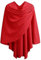 PULI Damen Poncho Schal Cashmere Feeling Strick Cape Cardigan Für Frauen Geschenk Für Mutter