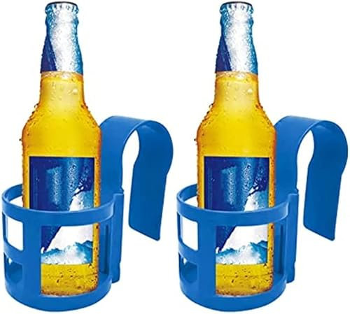 Youning 2/4 Stücke Getränkehalter Poolrand, Rand Pool Getränkehalter aus Kunststoff, Multifunktionaler Poolzubehör, Bier Getränkehalter Passt in die meisten Pools, Poolside Becherhalter