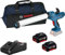 Bosch Akku-Kartuschenpresse GCG 18V-600 / 2x 5,0 Ah Akku + Ladegerät in Tasche
