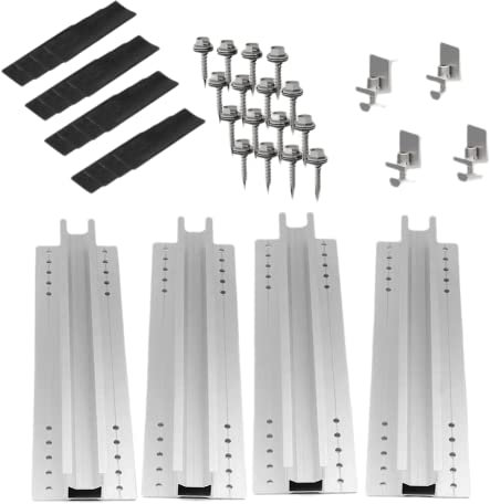 RANRAO Solarmodul Halterung Kit, Solarpanel Zubehör für Dach Balkonkraftwerk, Befestigung Solarmodul Für Solar Panel, PV Anlage Set für Modulhöhe 35 mm