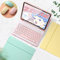 YEEHi Color Keyboard Case Mouse for iPad 6th/5th Generation 9.7, Air 2 ＆ Air, iPad Pro 9.7 inch Case with Cute Magnetic Detachable Bluetooth Keyboard Coverr (DarkGreen)