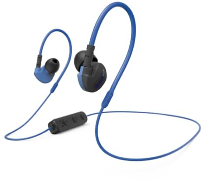 Hama Freedom Athletics HiFi In Ear Kopfhörer Bluetooth® Stereo Schwarz/Blau