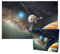TINYOUTH 1000 Teile Puzzle für Erwachsene, Sonnensystem Interstellar Puzzle 1,8 mm Kartonpuzzle 70x50cm - Familienspiel Schwieriges Herausforderungspuzzle für Erwachsene Kinder 14+