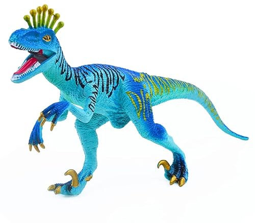 SIENON Dinosaur Figure Toy 18CM - Educational Realistic Eoraptor Model Age 3+, Hand-Painted Plastic Figurine for Triassic Jurassic Party Cake Topper Decoration