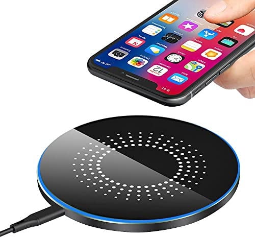 Wireless Charger Pad 20W, Fast Charging Station Desktop Wireless Charging 20W Max Compatible with iPhone 12/13/14/15/16/Samsung S21/S22/S23/S24/S20 fe/Ultra/Note20/Pixel 5/LG/Google/Nokia and more