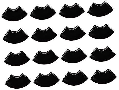 DOITOOL 24st Home U-förmige Bodenmatte Tisch-haarnadel-pad Couchtischbeine Mit Haarnadel Tischbeinabdeckung Bodenschoner Für Tischbeine Mini-haarnadelbeine Fußschutz Gummi U-förmiges Pad