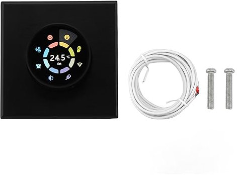 AUNMAS Smarter Thermostat, Digitaler Thermostat mit Sprachsteuerung, Kompakter WLAN-Thermostat für Elektrische Fußbodenheizung