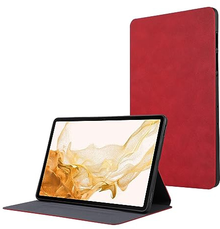 Lobwerk Schutzhülle für Samsung Tab S9+ Plus 2023 SM-X810 SM-X816B SM-X818U 12.4 Zoll Slim Case Etui mit Standfunktion und Auto Sleep/Wake Funktion
