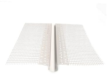 5 Stab Dehnfugenprofil E-Form 180° 200 cm = 10 m Putzprofil Fassade mit Gewebe WDVS