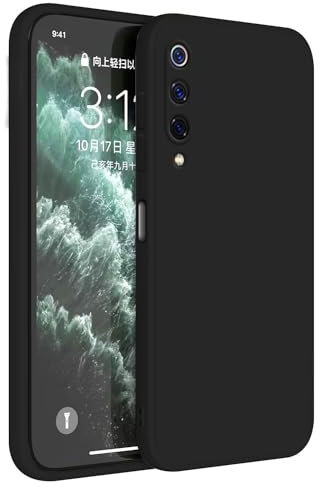 Topme Handyhülle Hülle Fur Xiaomi MI 9 (6.39 Inches) Case Schutzhülle, Hautschutz Aus TPU Silikonhülle - Schwarz