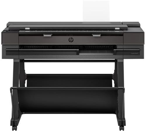 HP DesignJet T850 Large Format 36-inch Color Multi-Function Plotter Printer, Includes 2-Year Warranty Care Pack (2Y9H2H)