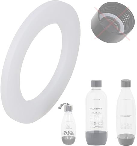 1 guarnizione di ricambio per guarnizione del coperchio di bottiglie in PET/bottiglie di plastica del gorgogliatore compatibile con Sodastream D57 di Snapworld-Kaffee