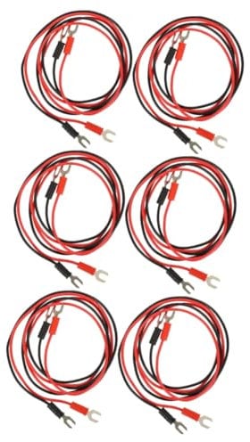 Toyvian 12pcs Turntable Ground Cable Earth Ground Cable for Record Player Insulated Wire Test Leads
