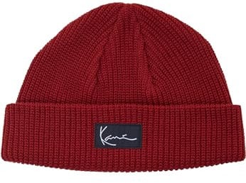 Karl Kani Unisex KA-233-005-1 KK Woven Signature Fisherman Beanie red, one Size