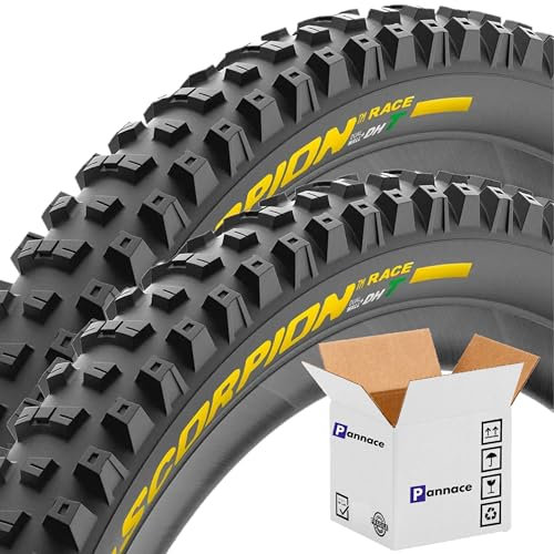 Pannace Paar (2 Stück) Fahrradreifen 27,5 x 2,5 Scorpion Race DH T