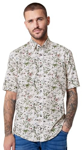 CASAMODA Freizeithemd Kurzarm Print Casual Fit