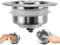 ADERTOS Colador de Fregadero de Cocina, Tapón Fregadero de Cocina 3 en 1, Tapón de Desagüe de Acero Inoxidable, Colador Cesta Fregadero Cocina para Fregaderos de 70-86mm de Ancho (10.8 * 6cm)