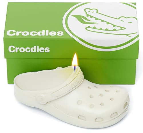Croc Candle with Gift Box - AIR WAX - Croc Accessories - Unique Gifts for Young Women - Birthday Gifts for Women - Cool Candles - Gift for Teenage Girls - Shoe Candle