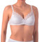 Be-Myco Reggiseno Senza Ferretto Donna Made in Italy in 100% Cotone con Pizzo, Coppa B, Non Imbottito