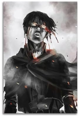 VZRSQZK Levi Ackerman Poster, dekoratives Gemälde, Leinwand, Wandposter und Kunstdruck, moderne Familienschlafzimmer-Dekoration, Poster, 20 x 30 cm