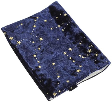 Handgefertigter Stoffeinband Buchhülle für Schülerbücher, Blau