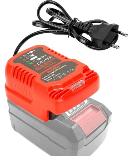 Ladegerät Ersatz für Einhell 18V Power X-Change Akku, Tragbares Mini Schnellladegerät mit LED Anzeige für Einhell Professional 18 Volt 2A Batterie 4511396 4511437 (für Einhell)