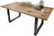 Lomadox Esstisch 180x90 cm Speisetisch Esszimmertisch Tisch Esszimmer Esszimmermöbel Eiche massiv geölt