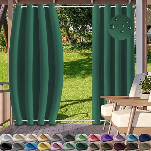 Wasserdichter Sichtschutz für Pavillon/Garten/Balkon, doppelte Ösen, oben und unten, winddicht, Verdunkelungsschutz, 132,1 x 259,1 cm, Farbe 21
