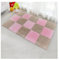 12 ineinander greifende Teppichfliesen, Schaumstoffmatten 12 x 12 Zoll, Flauschige Teppiche, Teppichbodenfliesen, Puzzle-Spielmatten für das Wohnzimmer im Schlafzimmer zu Hause (Farbe: Rosa