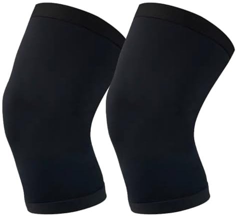 FeiFanChoice 2 Pack Knee Support Brace, Knee Warmers for men, women, Arthritis, Knee Support for Running Knee Straps for Joint Pain