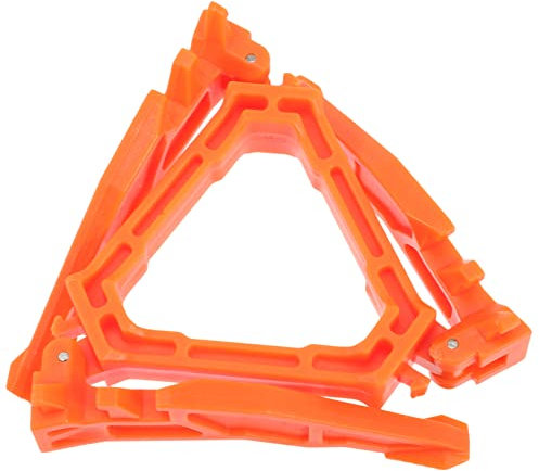 Toddmomy Outdoor Gas Bracket Gas Camping Accessories Folding Gas Bracket Stabilizer Fixed Rack Stand Fixed Rack Bottle Orange Abs