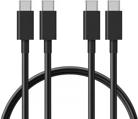 Cavo USB C, [Set di 2] Cavo USB C Ricarica Rapida 1m 100W PD Cavo,Caricatore Tipo C per iPhone 16 15 Samsung Galaxy S23 Ultra iPad Air MacBook Pro Google 7 Xiaomi Switch PS5 Tablet S8